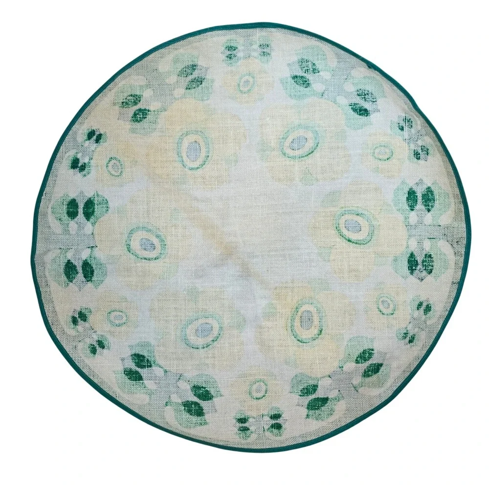 Vintage Södahl‎ Design Denmark Round Jute Table Centerpiece 27